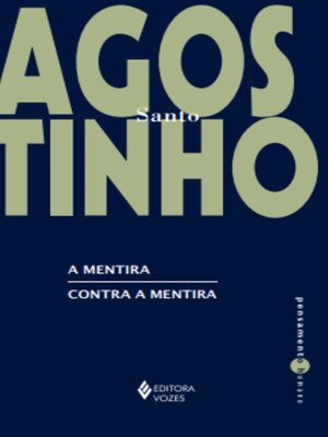 cover image of A mentira / Contra a mentira